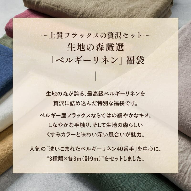 生地の森 2026年新春 福袋 ハッピーファブリックバッグ リネン生地