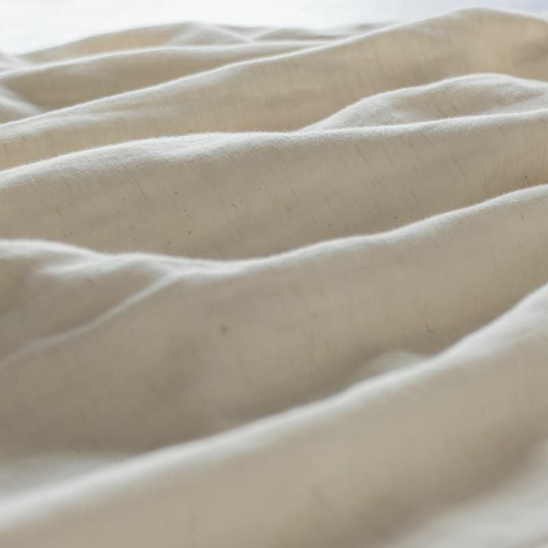 コットンリネン 綿麻 生地 ガーゼ -コットンリネンさらふわダブル