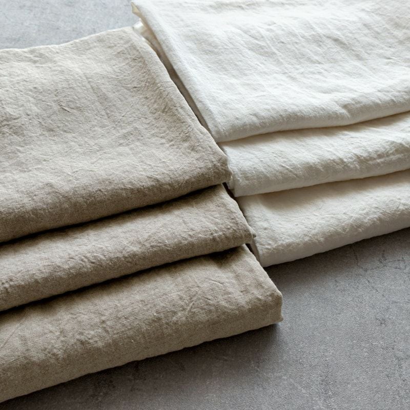 洗いこまれたベルギーリネン(25番手・40番手・50番手)-リネン生地の