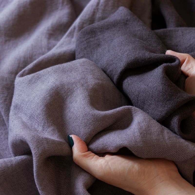 綾織りアンティーク風ラミーリネン25番手 - リネン生地の通販｜生地の森