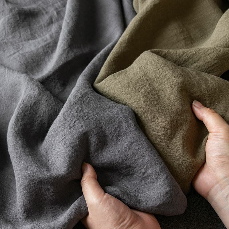 リネン生地の通販｜生地の森-洗いこまれたベルギーリネンローン60番手