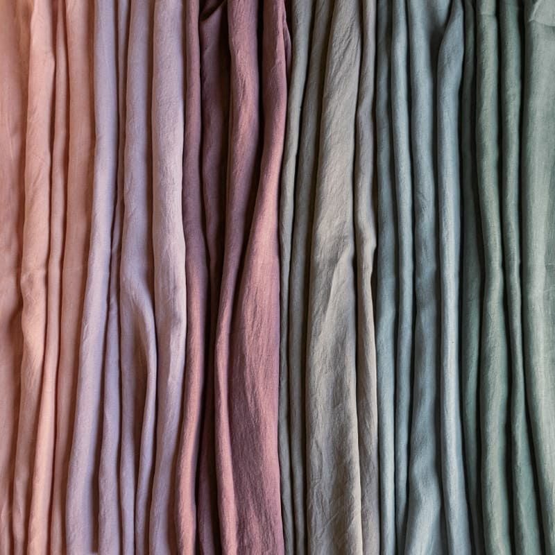 洗いこまれたベルギーリネンローン60番手 リネン 生地 麻 無地 生地の森