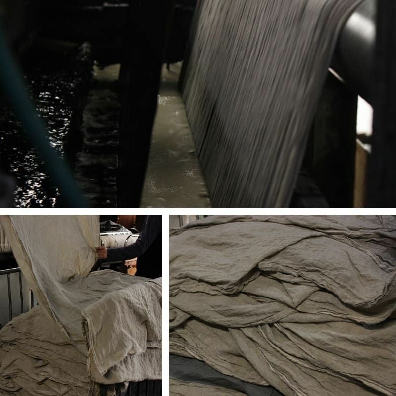 洗いこまれたベルギーリネンローン60番手 リネン 生地 麻 無地 生地の森