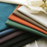 コットン ローン ソフト ワッシャー 無地染め 綿 生地 薄手