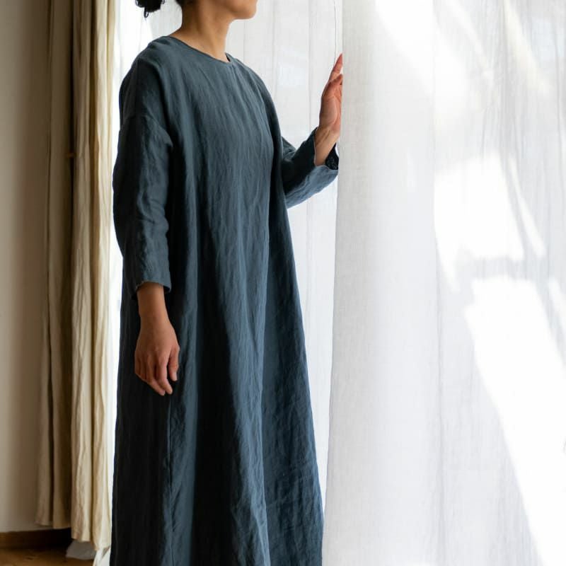 生地 布 | 洗いこまれた綾織りベルギーリネン40番手-リネン生地の通販