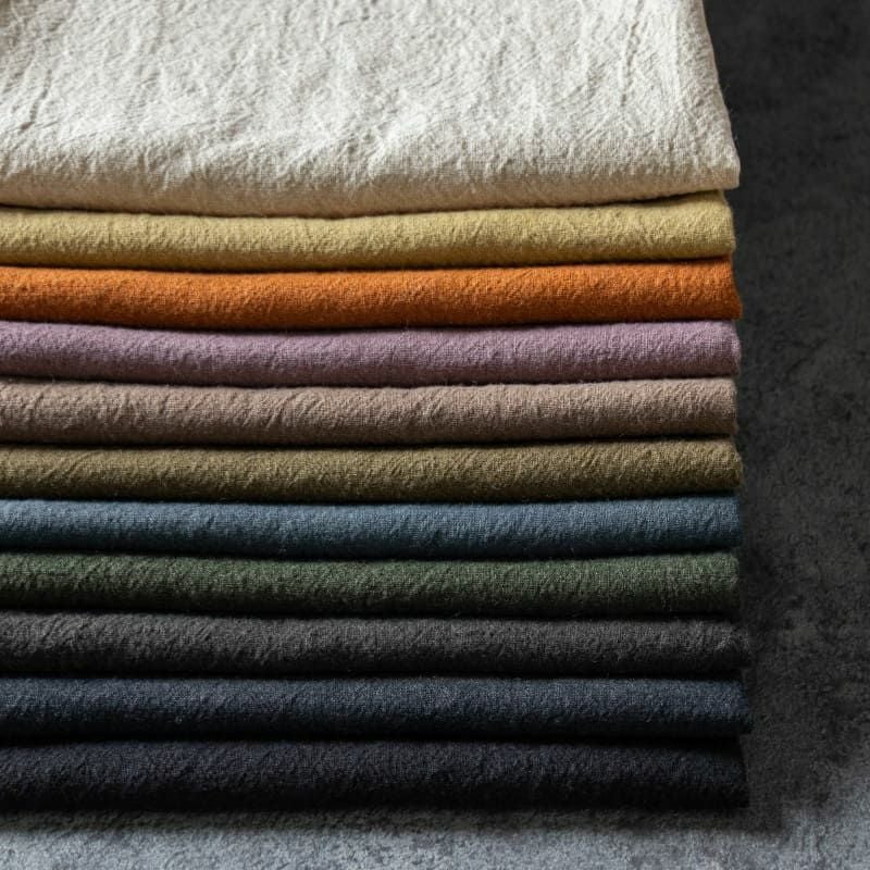 リネン生地の通販｜生地の森-平織りラミーリネンウールキャンバス25