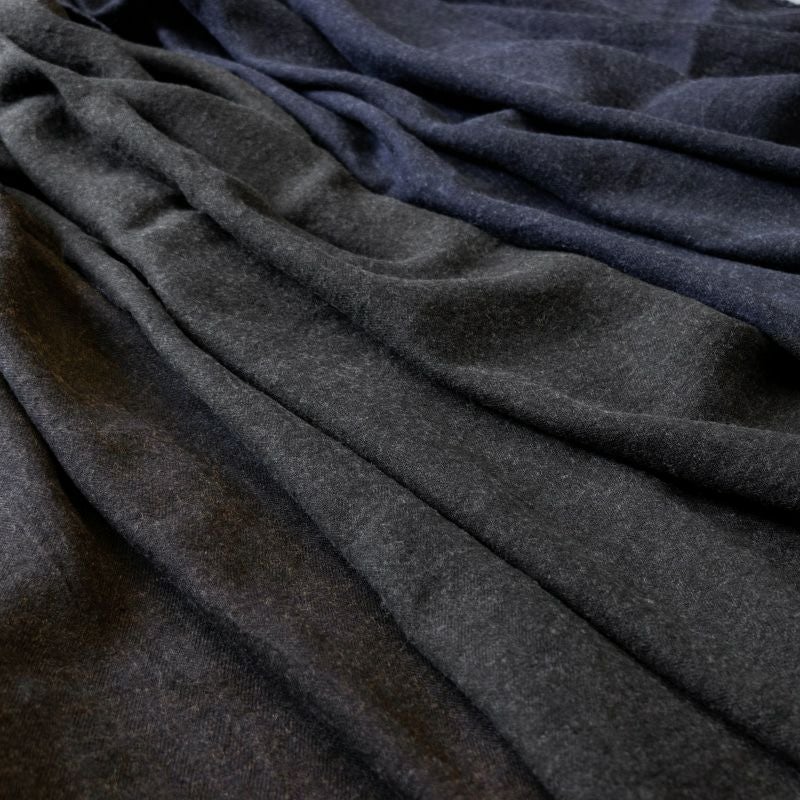 リネンウール ヘリンボン 25番手 ナチュラルダイド リネン 生地 布 冬 