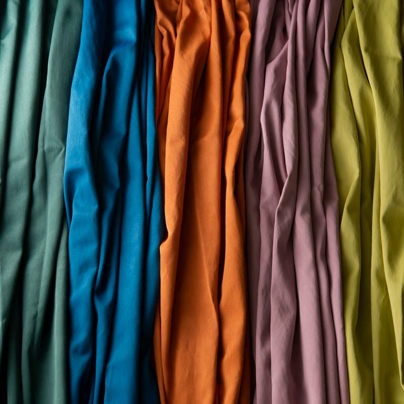 レーヨン 綿 サテン ナチュラルダイド 生地