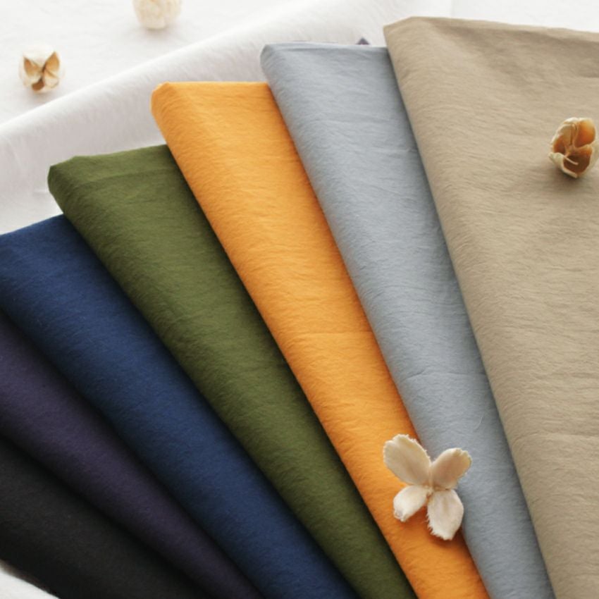 ワイド幅】80番手コットン超高密度タイプライター-リネン生地の通販