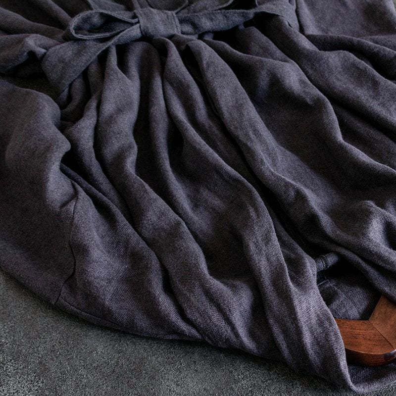 綾織り アンティーク風 ラミーリネン 25番手 起毛 生地の森 リネン 布 無地 秋 冬 暖かい