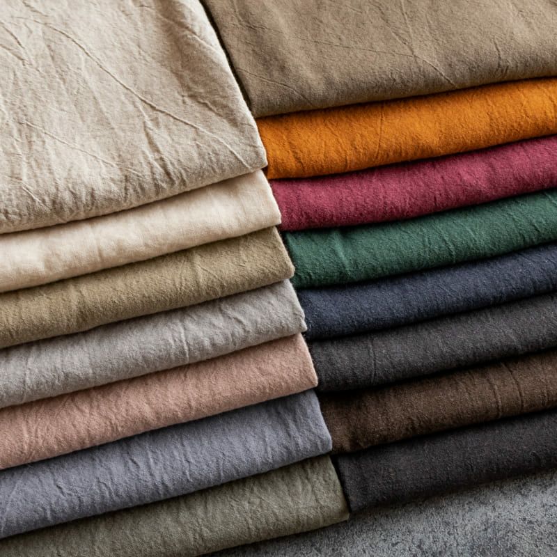 リネン生地の通販｜生地の森-平織りベルギーリネンウール60番手 (旧