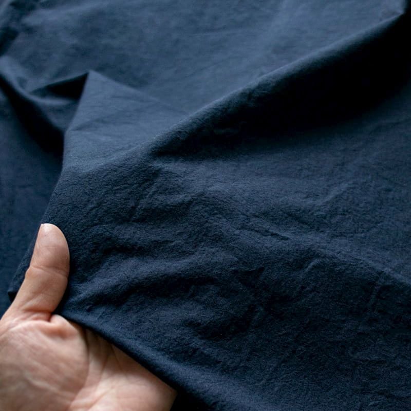 綿麻 生地 コットンリネン-綿麻 ダンプダメージダイド