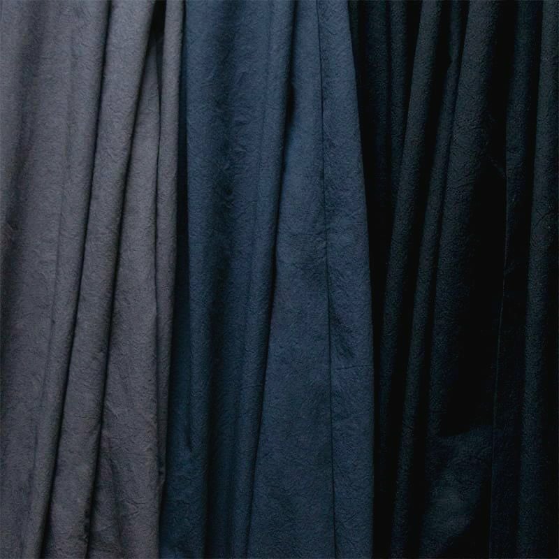 綿麻 生地 コットンリネン-綿麻 ダンプダメージダイド