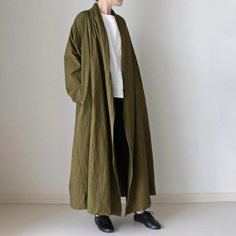 綿麻 生地 コットンリネン-綿麻 ダンプダメージダイド