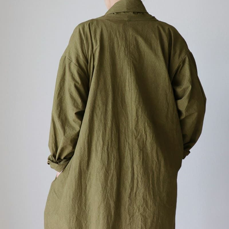 綿麻 生地 コットンリネン-綿麻 ダンプダメージダイド