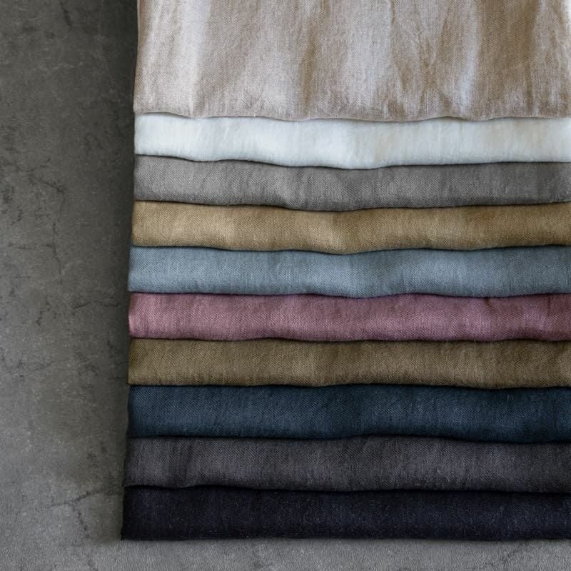 リネン生地の通販｜生地の森-洗いこまれた綾織りベルギーリネン60番手