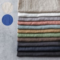 洗いこまれたベルギーリネン異番手ローン-リネン生地 麻 無地 生地の森