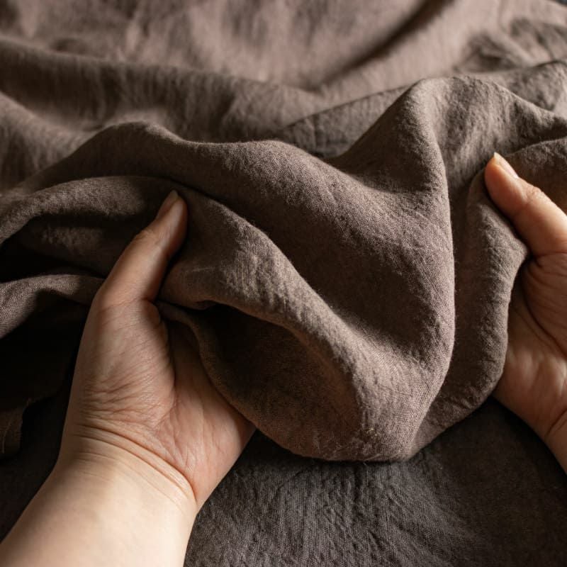 生地 布 | 【ワイド幅】ワイド幅ベルギーリネン60番手ダメージダイド