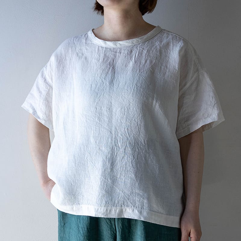 Textilimpex麻100%ポーランド製150×260㎝高原のさわやかさ良品 生地 布 | ベルギーリネン60番手ダメージダイド 広幅-リネン生地の通販