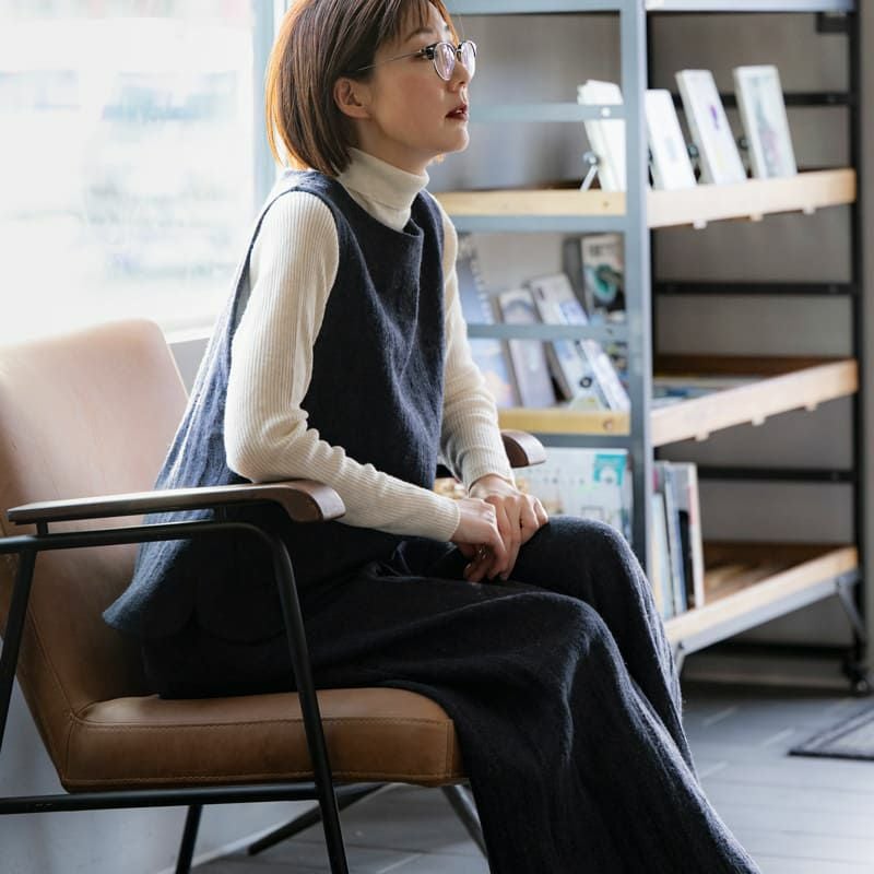 リネン生地 通販 生地の森 ラミー リネン ウール ヘリンボン 25番手