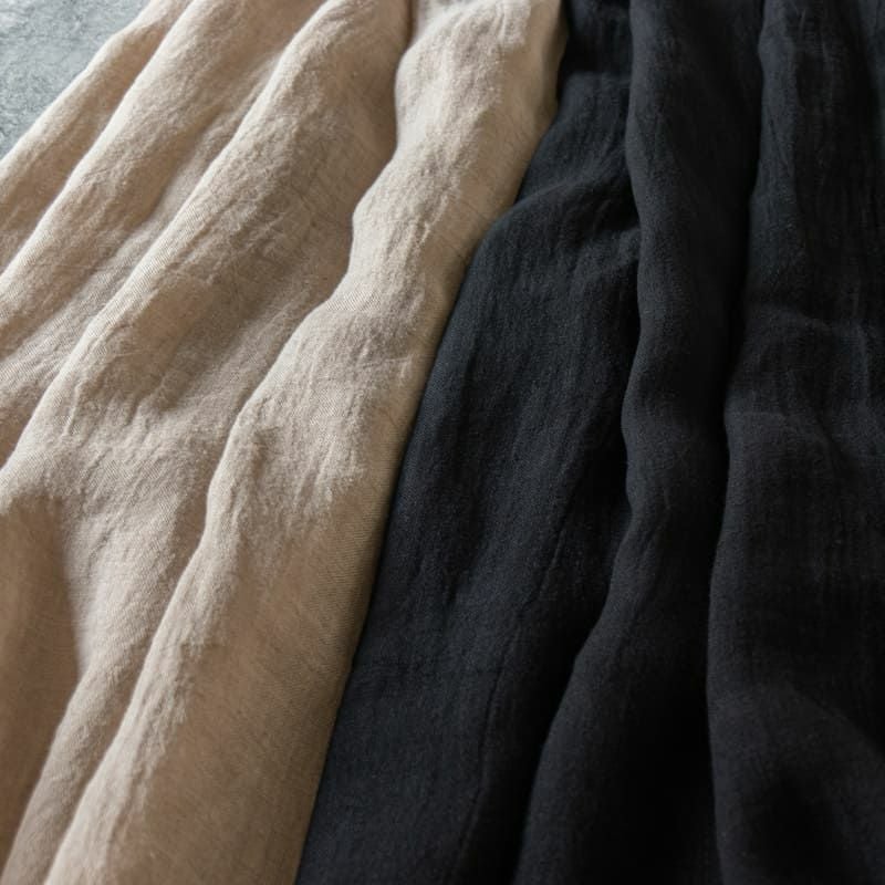 生地 布 | リネン40番手強撚ボイル ダメージダイドアンドウォッシュ