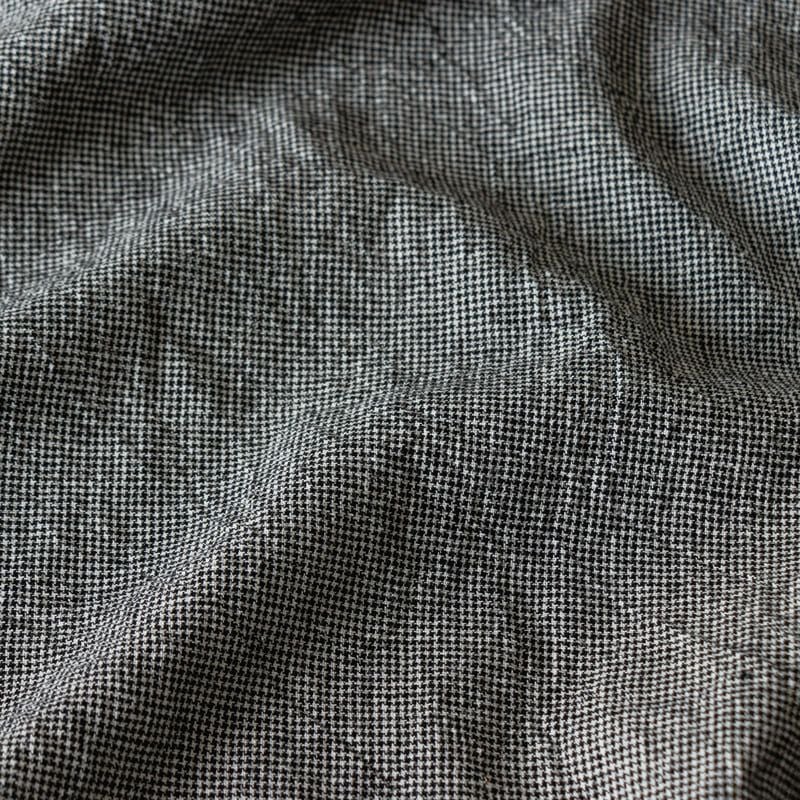 リネン生地の通販｜生地の森-【ワイド幅】 先染め 綿麻 千鳥チェック