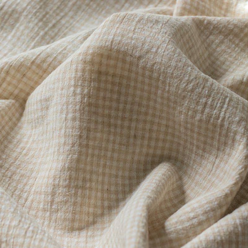 リネン生地の通販｜生地の森-先染め綿麻ギンガムチェック-コットン