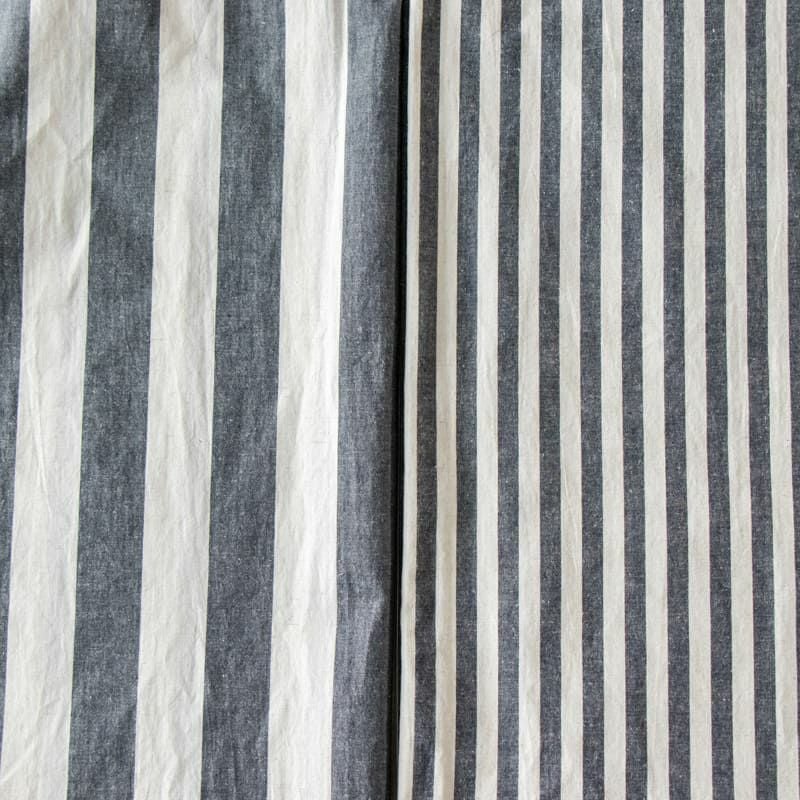 リネン生地の通販｜生地の森-先染め綿麻ウェザー モノストライプ