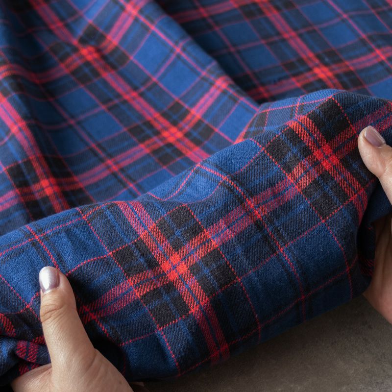 紫 チェック生地 Amazon NEW 柄入り高輝度反射布 P-Ref Cloth タータン