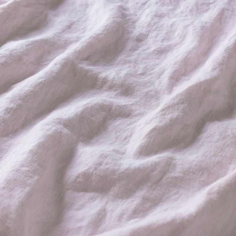 【20周年限定モデル】無地染めフレンチリネン(両面ピーチ仕上げ)「リノクルール・ネージュ（Lino Couleur・Neige）」シュクレ 起毛 リネン生地 ピンク 生地の森