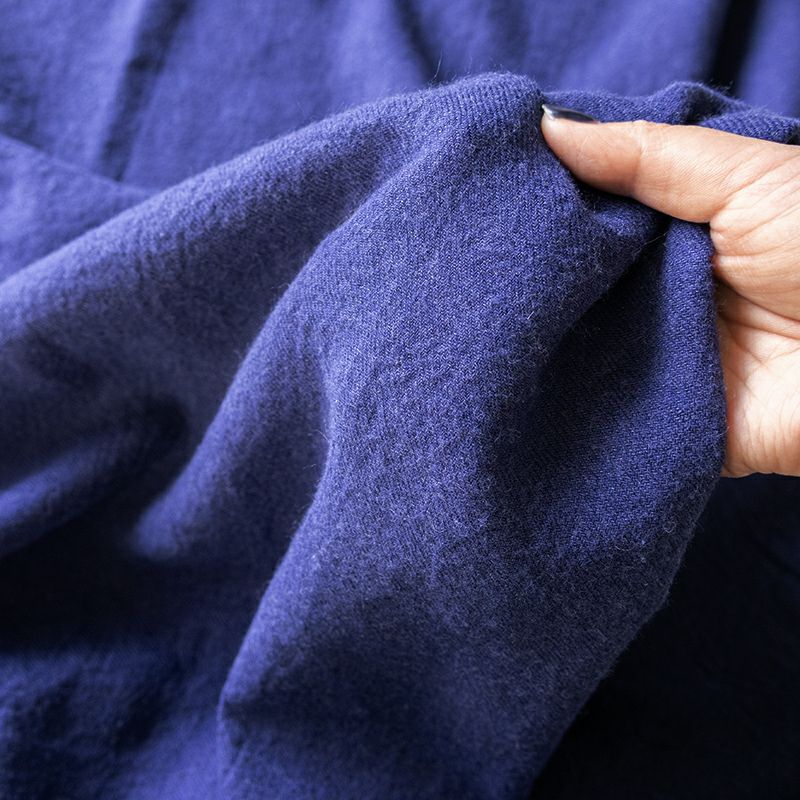 【限定版】綾織りラミーリネンウール25番手 特別色 ロイヤルブルー