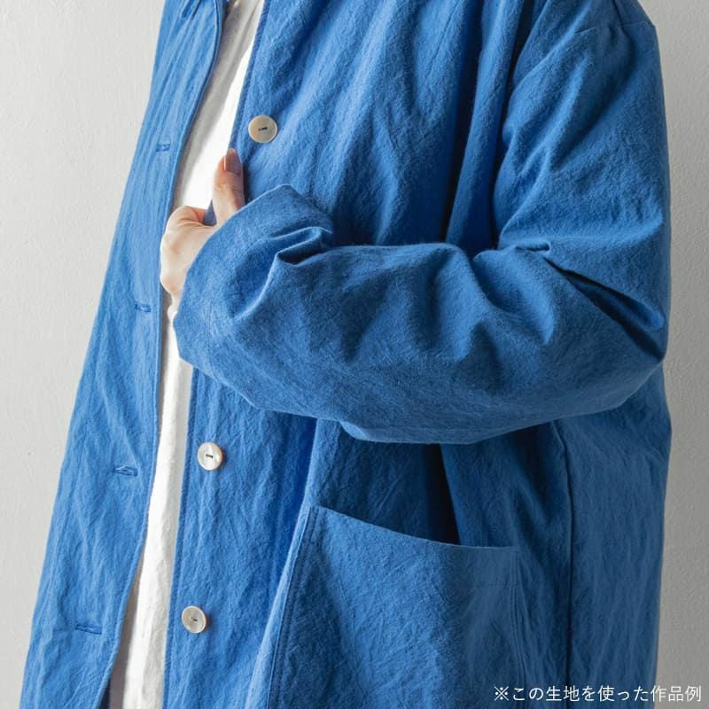 コットンリネン 綿麻 生地 -綿麻馬布ライトキャンバス ～ダメージ
