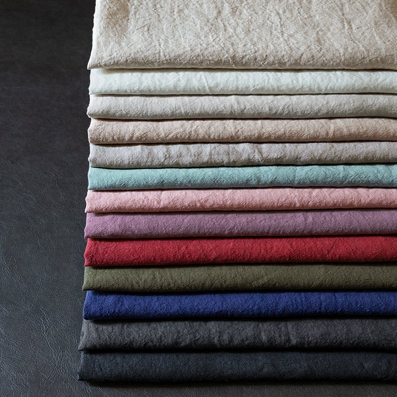 生地 布 | □□ これは生地サンプルです □□ 洗いこまれた綾織り