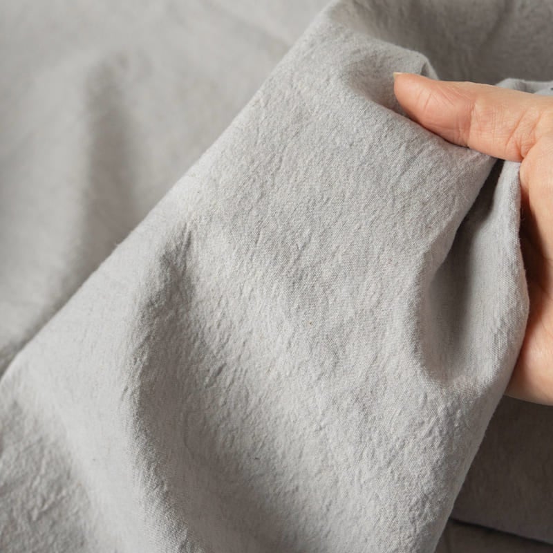 綿麻 ヘビーポプリン ダメージダイド 限定色 ライトグレー