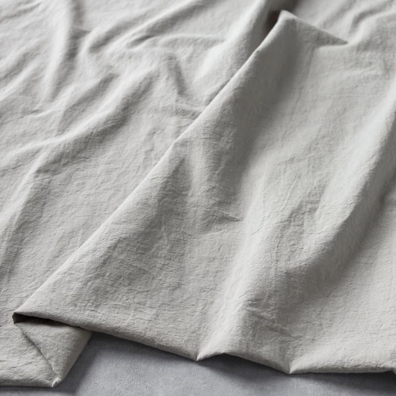  ■■　これは生地サンプルです　■■ 綿麻ヘビーポプリン ダメージダイド【限定色】ライトグレー