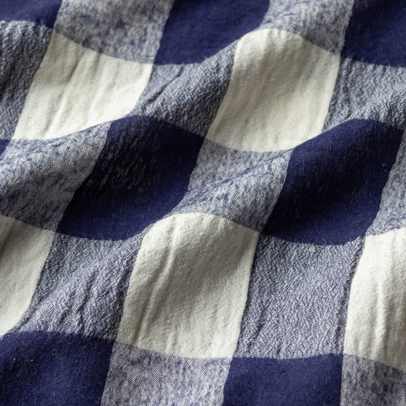 生地 布 | 【カット済現品限り】先染め綿麻ウールシャギーブロック