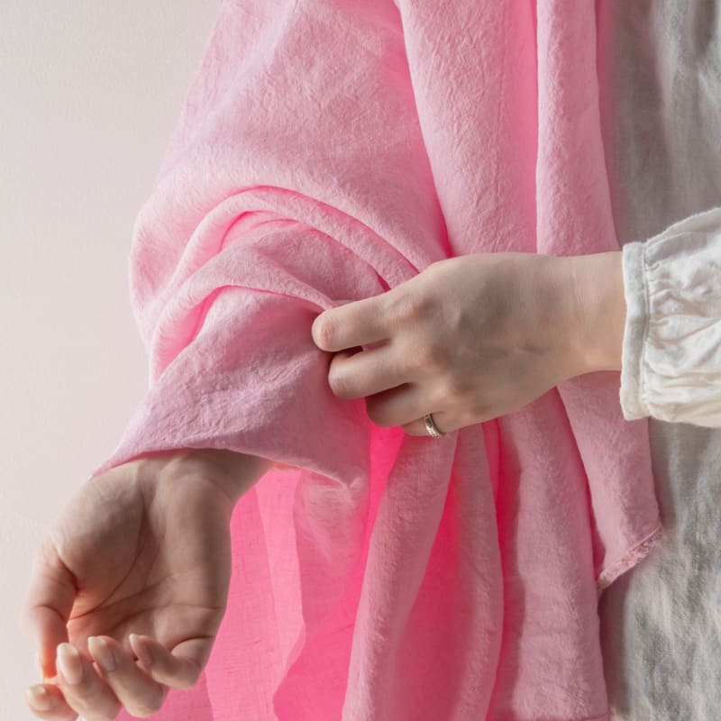 リノクルール サクラ リネン生地 生地の森