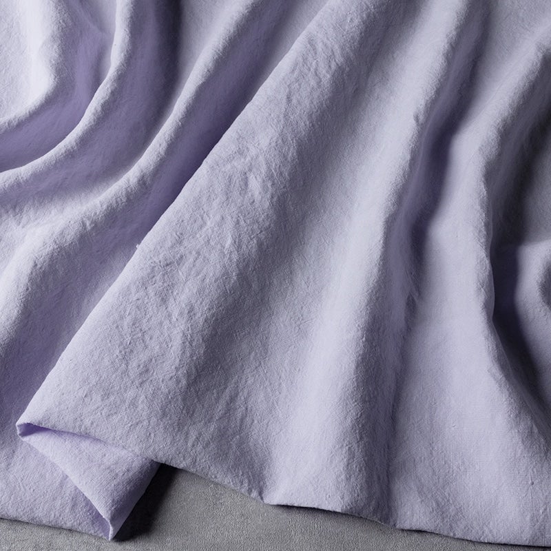 リノクルール ラベンダー リネン 生地 布